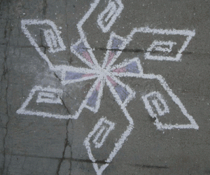 Chalk Kolam