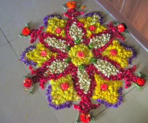 Rangoli - flowers