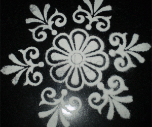 stencil Rangoli