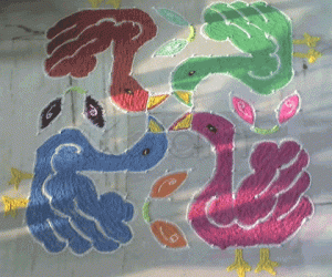 Rangoli: Rangoli - Swans