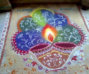 Rangoli: Diwali rangoli contest