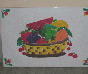 Rangoli: Tile painting