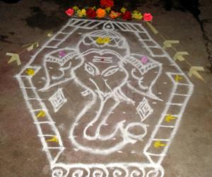 Rangoli: Vinayaka