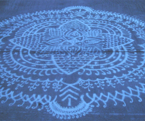 Free hand Rangoli