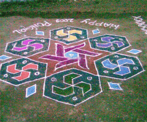 Pongal kolam