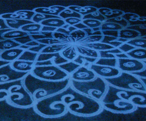 Free hand Rangoli