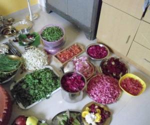 Rangoli: Bhagavathy Sevai 