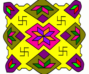 Swastik Rangoli