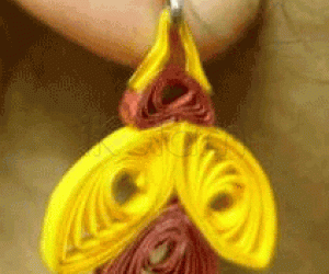 Rangoli: Paper Earring