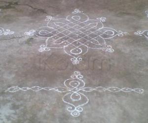 Dotted rangoli