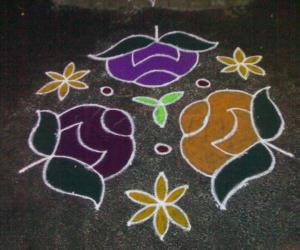 Rose kolam