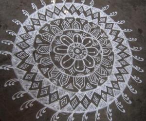 Freehand Rangoli