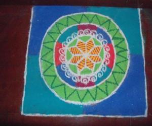 Navarathri rangoli 1