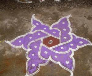 Colour kolam