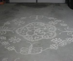 Rangoli: New Year's eve Kolam