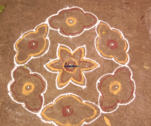 Rangoli: A simple one 