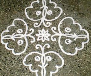 Butterfly kolam