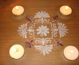 Rangoli: Stencil rangoli