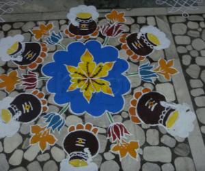 Rangoli: Ponga pannai kolam