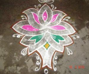 Lotus kolam.