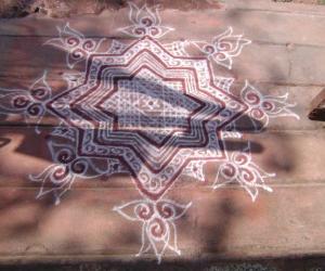 Star rangoli