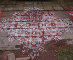 Rangoli: Narasimha jeyanthi kolam