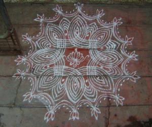 special kolam for vaikasi vishakam