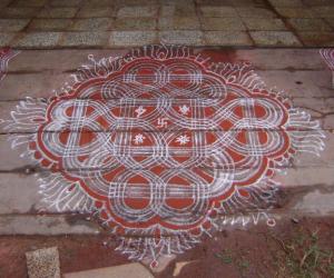 varalakshmi pooja special kolam