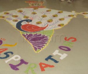 India map rangoli