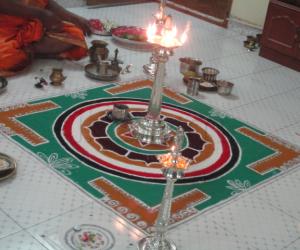 DURGA POOJA-RANGOLI