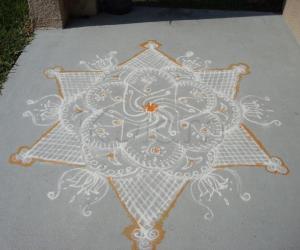 Tamil New year kolam