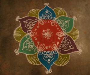 Color kolam