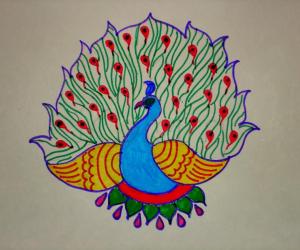 Paper rangoli