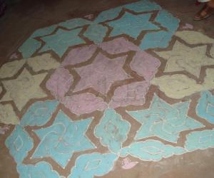 Dotted rangoli