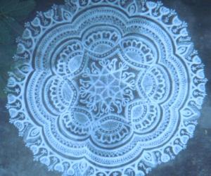 Knitted Lace doily