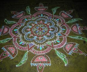 Freehand Rangoli