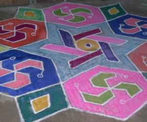 Rangoli: Star Kolam