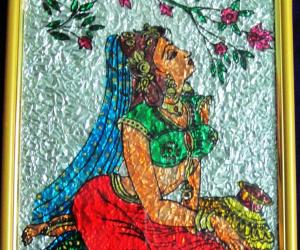 Rangoli: Dreaming Girl