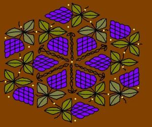 Rangoli: Grapevine for the garden