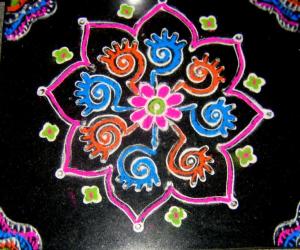 Finger kolam