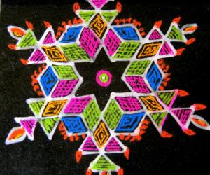 Inspired vanna kolam