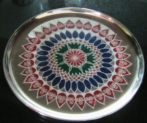 rangoli plate