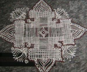 varamahalakshmi pooja kolam 1