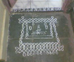 Krishna Janmashtami Kolam