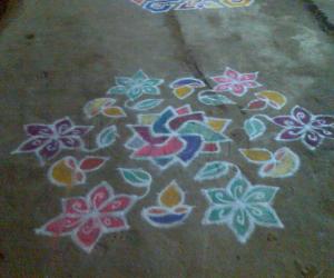 dotted kolam 