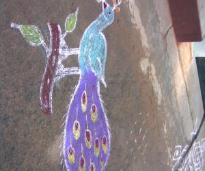 Peacock Rangoli