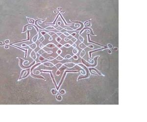 Ele(Lines) rangoli