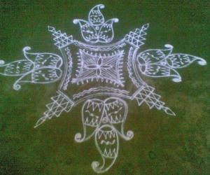 free hand kolam