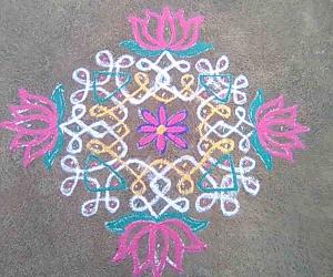 Ele Rangoli with additional design