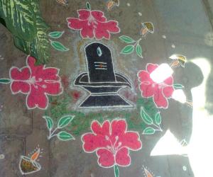 Shivaratri rangoli